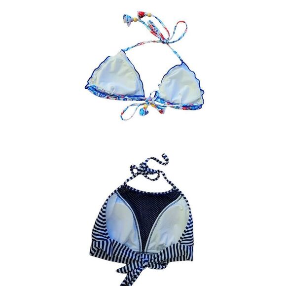 Two Bikini Tops Bathing Suit Swim Wear - Picture 6 of 8